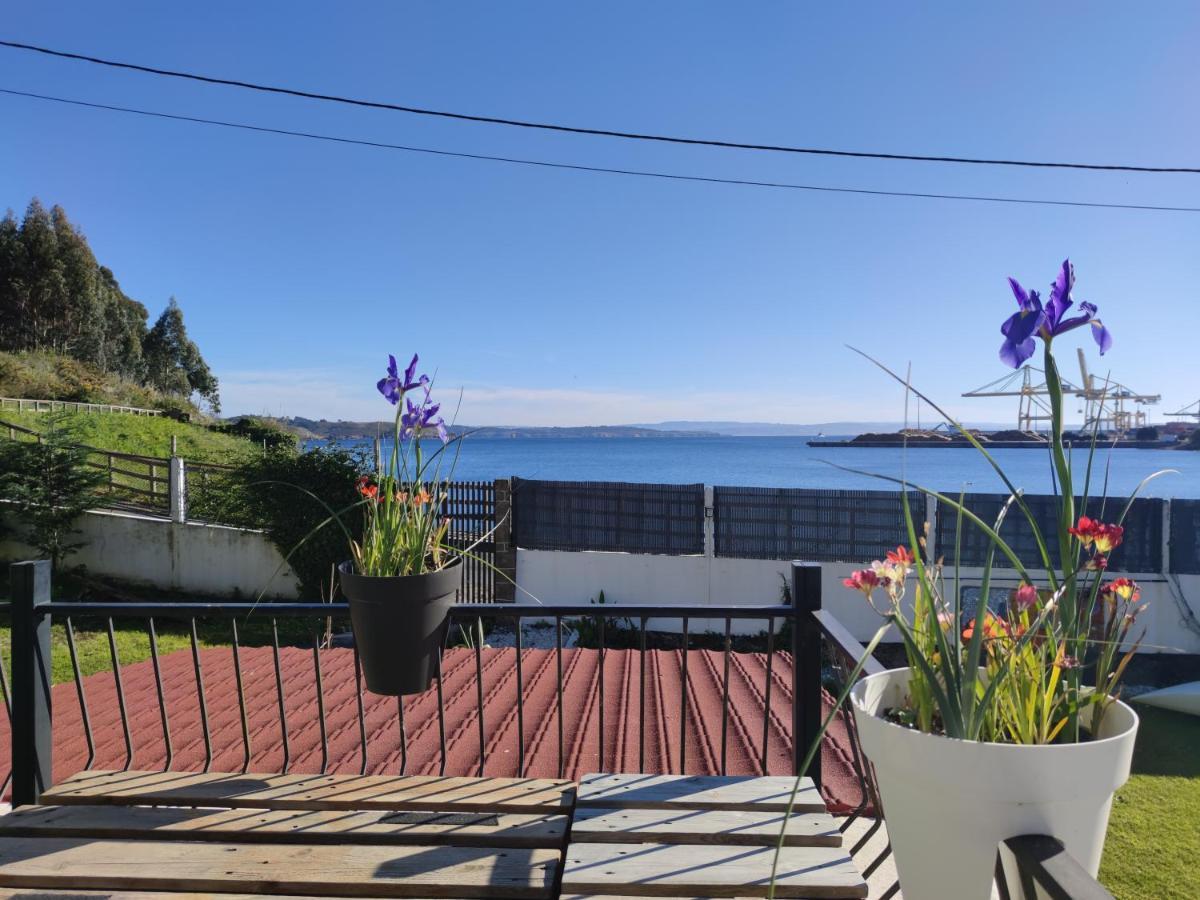 Villa Casa A Pie De Playa De Carino Doninos Ferrol Exterior foto